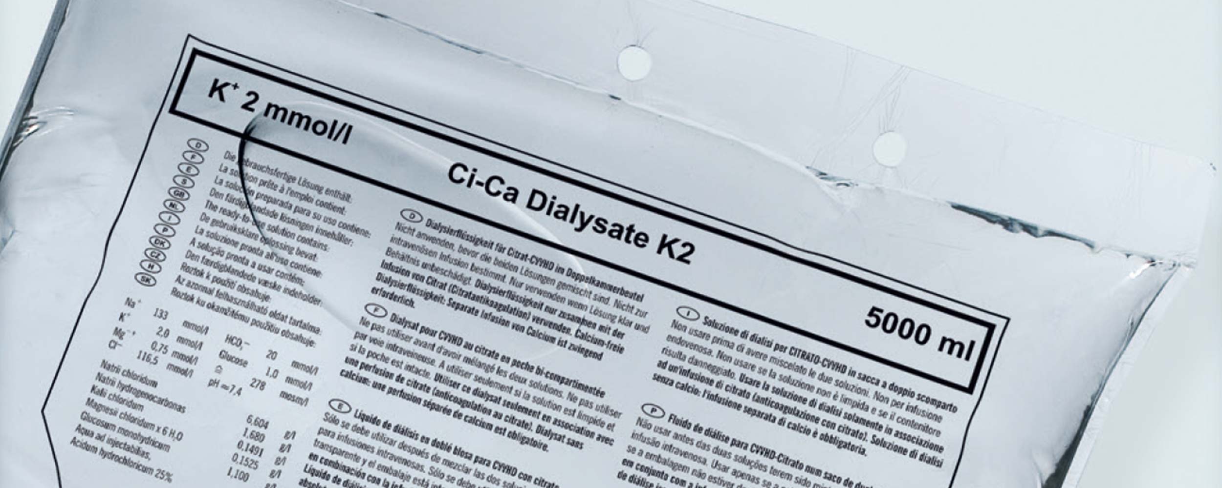 Ci-Ca Dialysate K2 solüsyon torbası