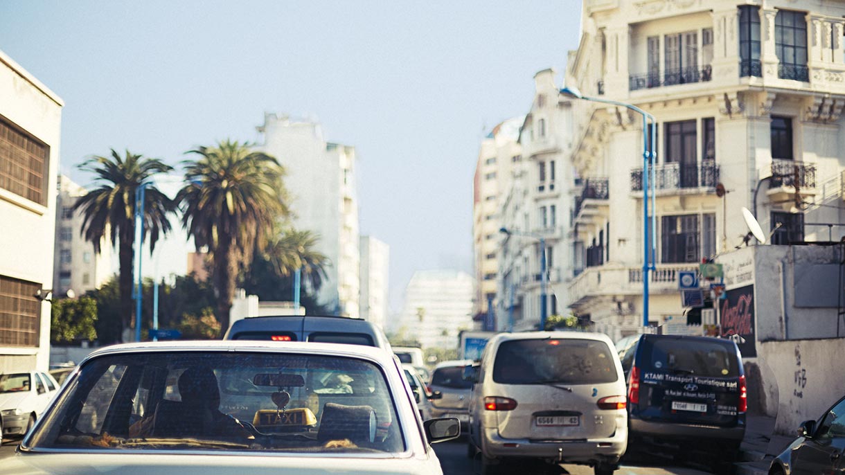 Kazablanka’da trafiğin yoğun olduğu saatler
